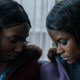 (from left) Tamara Lawrance as Jennifer Gibbons and Letitia Wright as June Gibbons in director Agnieszka Smoczynska’s The Silent Twins